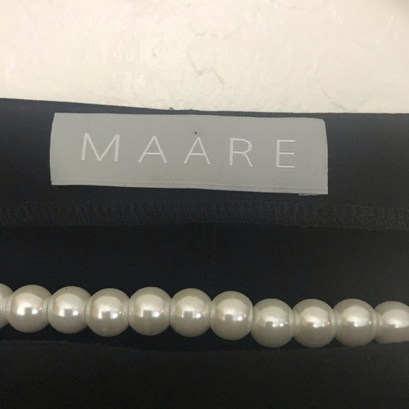 Maare Clothing Black Puff Long Sleeve Top Sz XS - Picture 4 of 6